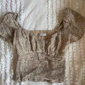 Abercrombie & Fitch Polka Dot Shirt Size XS